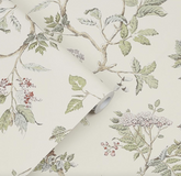 Laura Ashley Elderwood Wallpaper Natural